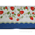 100% polyester knit printed fabric for table cloth